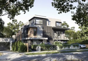 The architecturally designed three level townhouse with well planned layout.
