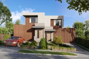 Modern side by side townhouses in Doncaster East