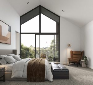 A boutique set of seven luxury contemporary townhouses