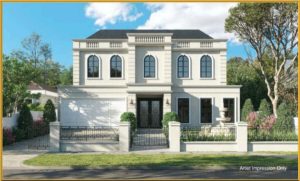 New French provincial home with large land